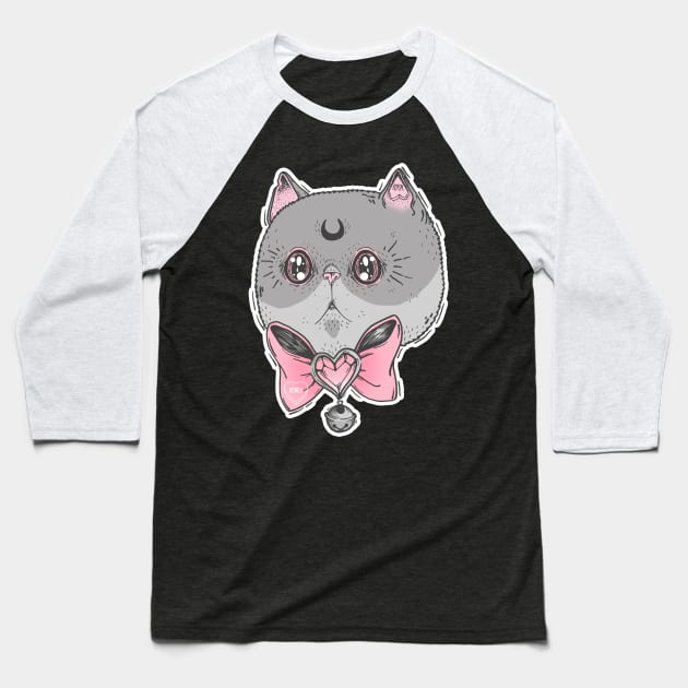 Meow Baseball T-Shirt by lOll3